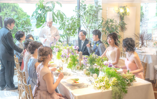 【挙式＋会食プラン】10名34万☆<br>挙式後に家族と一緒にお食事を一緒にされたいおふたりへ　